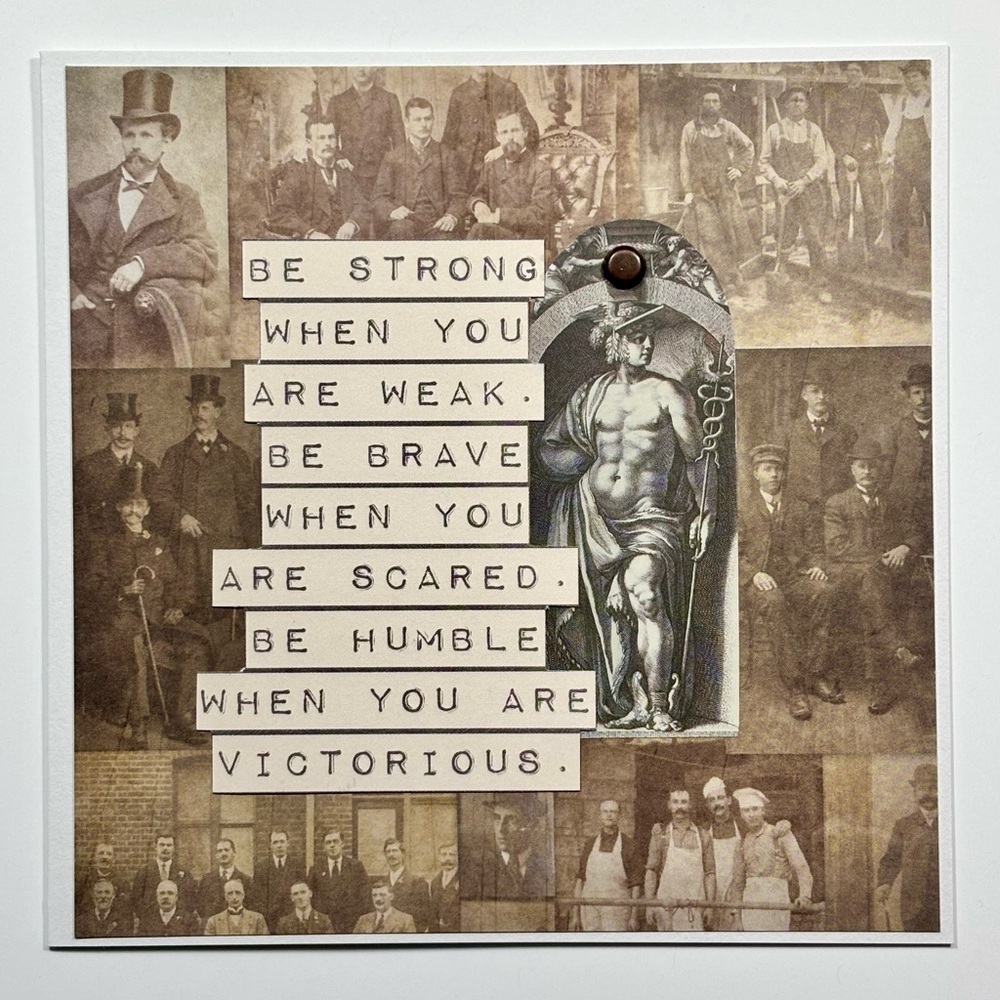 Handmade Greeting Card for Man